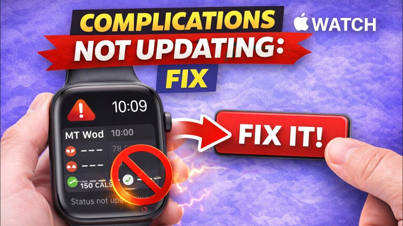 Проблема с обновлением виджетов на Apple Watch: решение