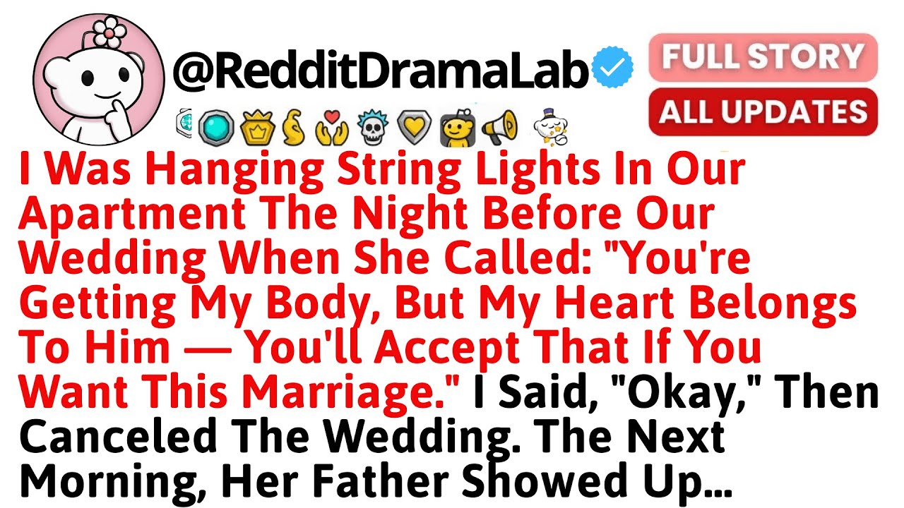 I Was Hanging String Lights In Our Apartment The Night Before Our Wedding When She //Reddit Stories