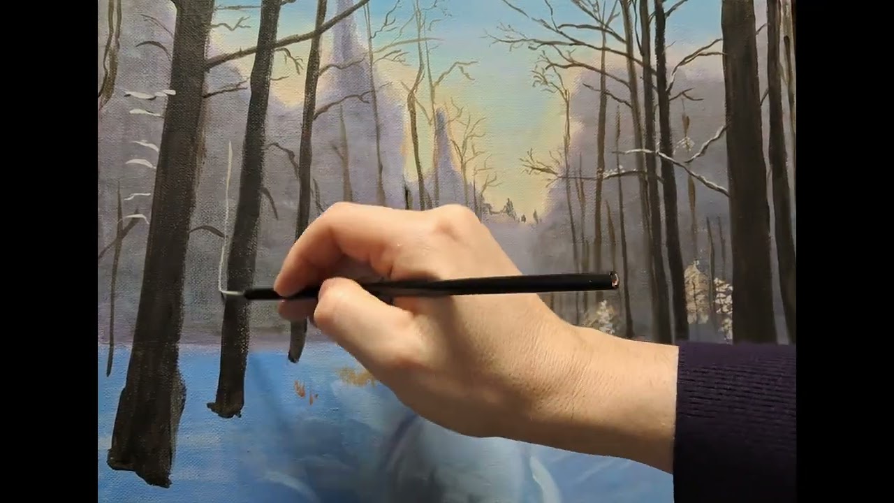 How to paint winter landscapes (Silent Path)by M.Kola