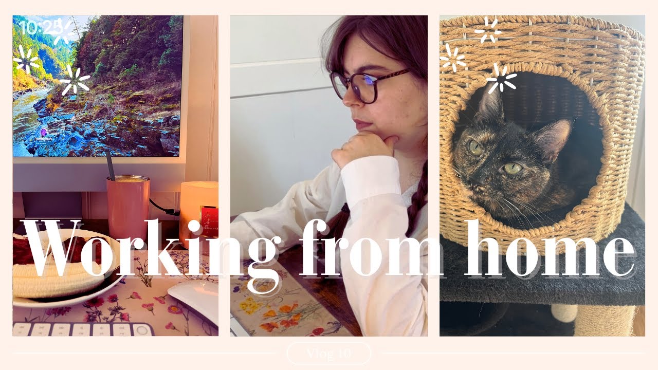 VLOG I Spend a day with me working from home 💻 - Realistic work routine