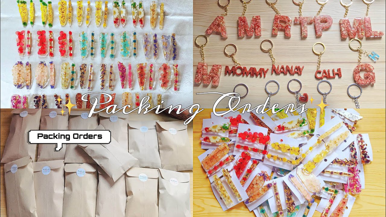 My Resin Business + Pack orders with me ✨ | Studio Vlog
