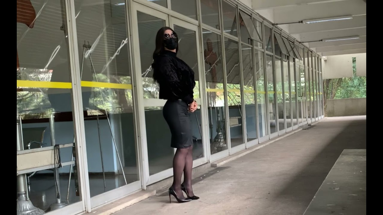 Crossdresser Ana - Going outdoor day 54