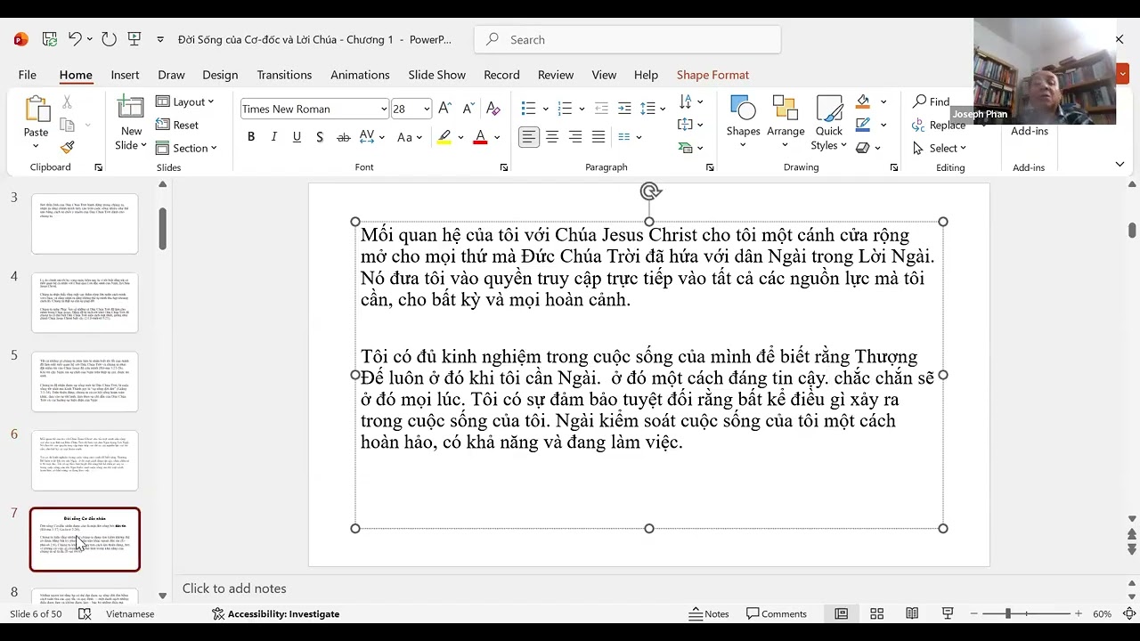 2026-03-10 - Đời Sống Cơ Đốc và Lời Chúa - Dr Phan Hòa Hiệp