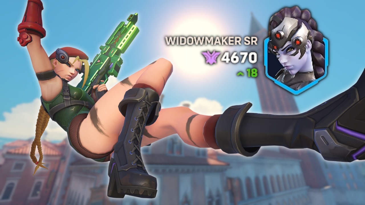 Competitive Top 500 Widowmaker Gameplay on Rialto