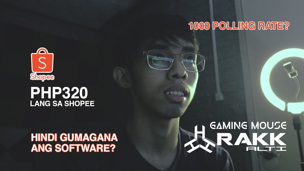 RAKK ALTI ILLUMINATED GAMING MOUSE 2022| SHOPEE | EASY PC 2022 | Q & A REVIEWS TAGALOG