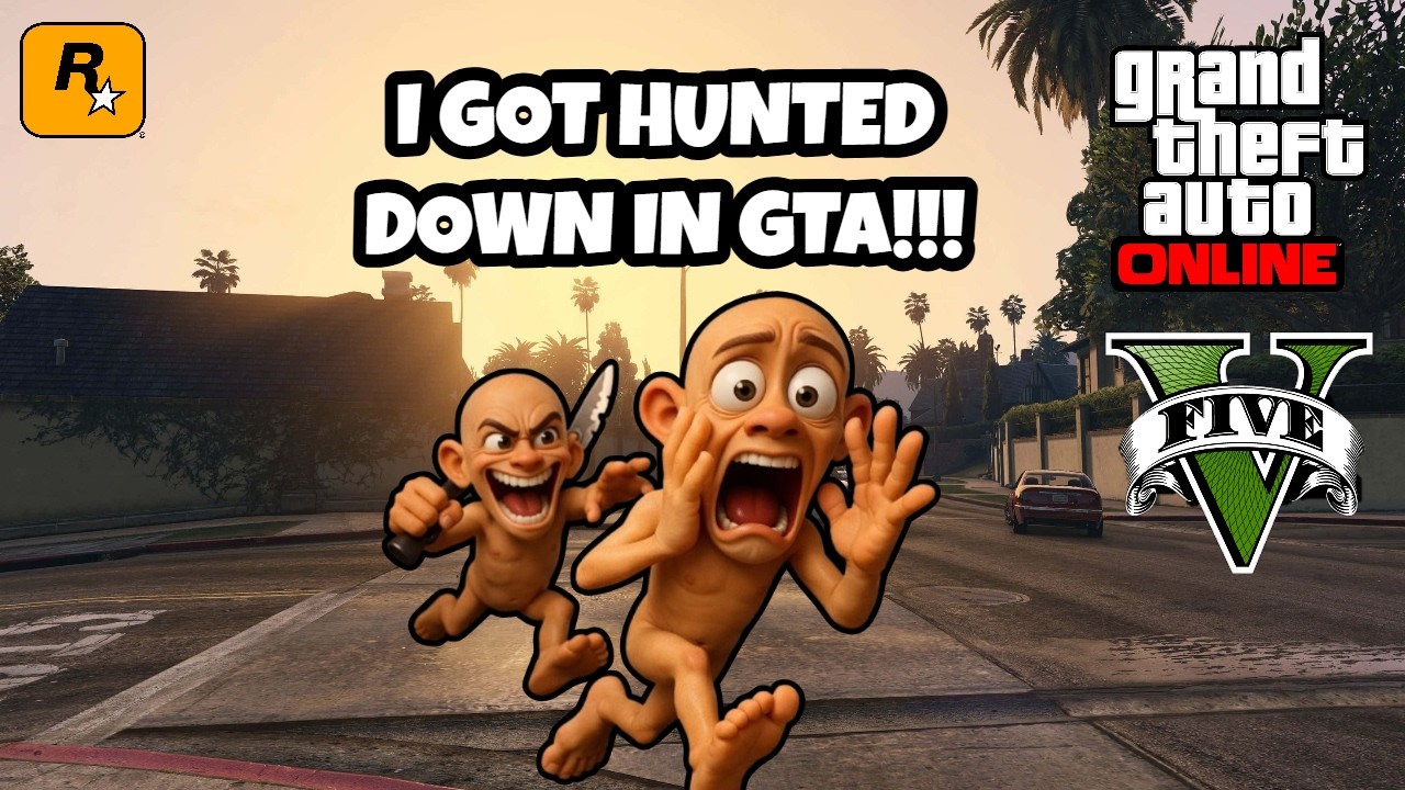 I GOT HUNTED DOWN IN GTA!!!