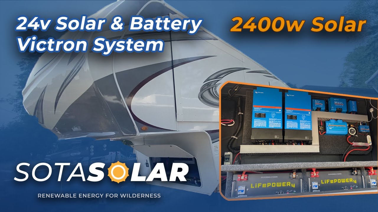Grand Design Solitude 280RK 24v Solar System  with EG4 batteries & Victron Equipment