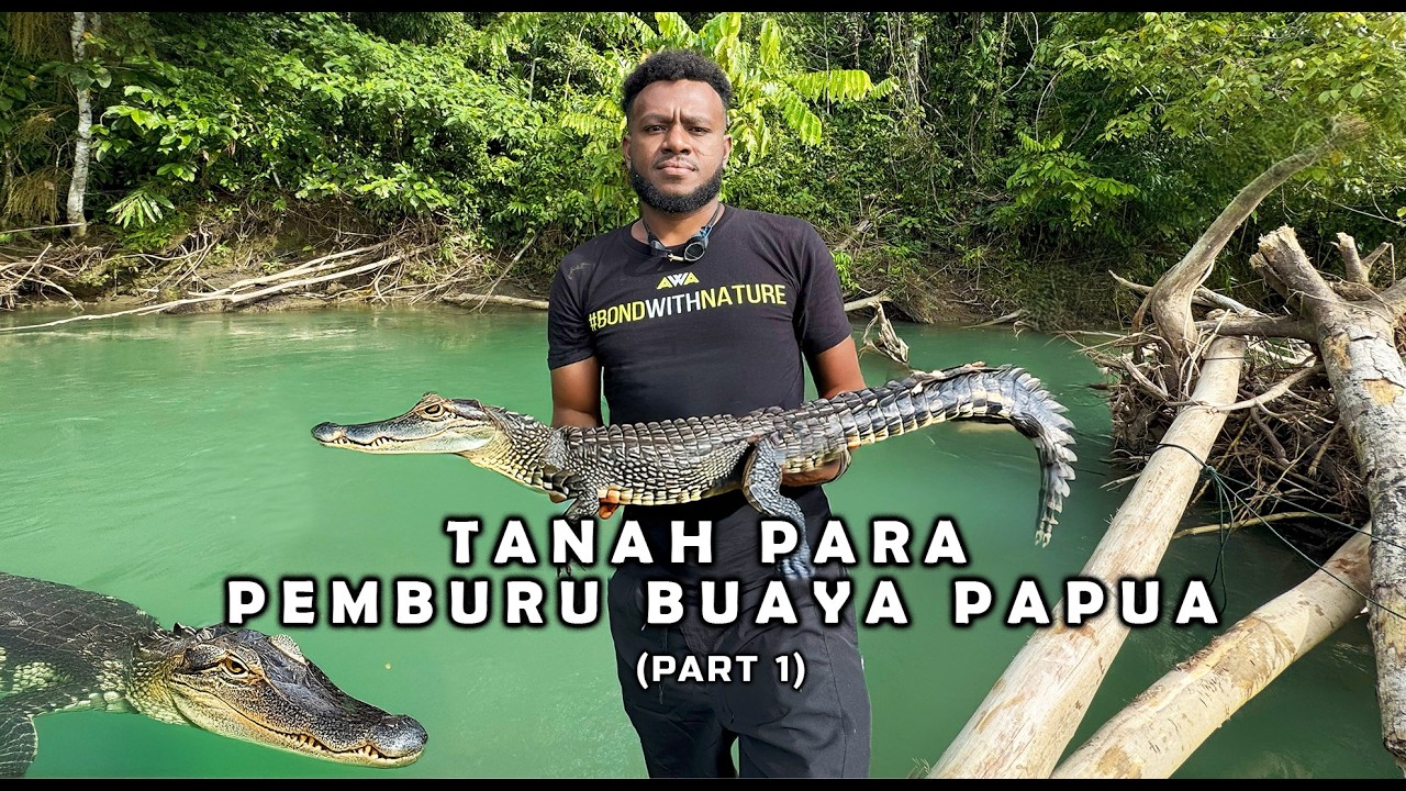 BUAYA DIMAKAN & DIJUAL di PAPUA | Perjalanan ke Tanah Para Pemburu Buaya ( Part 1 )