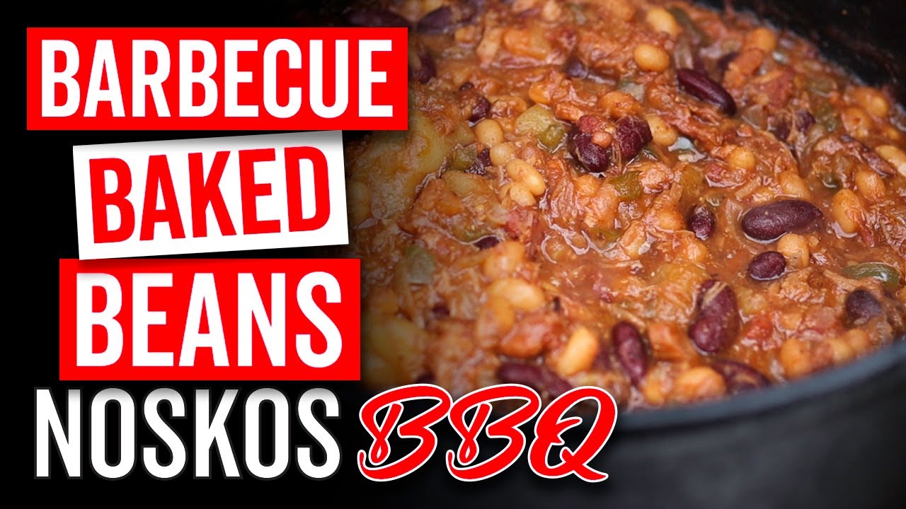 BBQ Baked Beans - een heerlijke, klassieke bonenschotel van de BBQ!