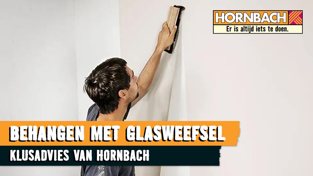 Glasweefselbehang aanbrengen met HORNBACH