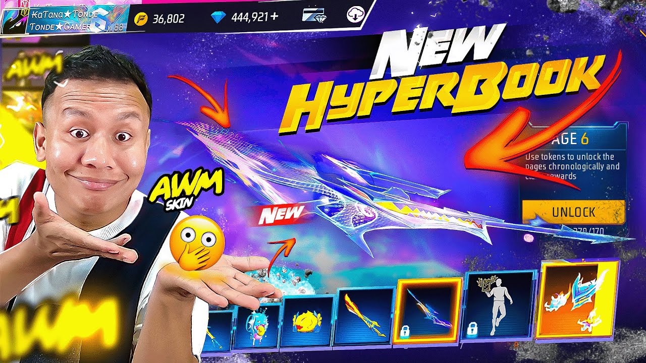 Новый потрясающий скин AWM для Hyperbook 😱 Tonde Gamer - Free Fire Max