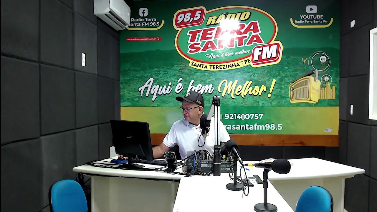 Stream em direto de Radio Comunitária Terra Santa Fm 98,5 MHz