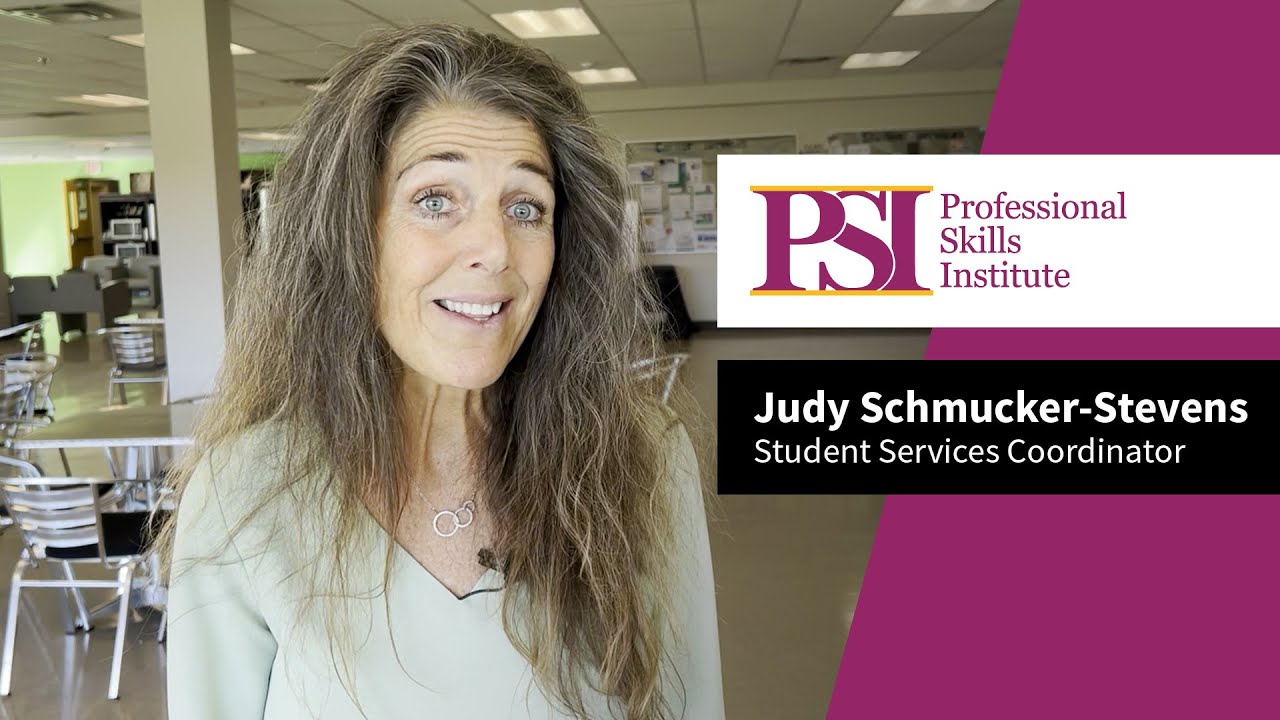 Professional Skills Institute Student Services Coordinator Judy Schmucker-Stevens