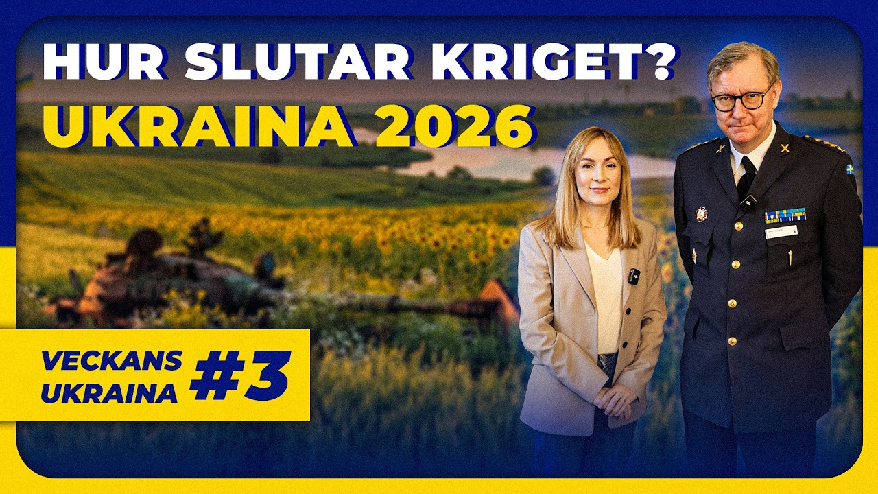Ukrainakriget 2026: Fronten, fredsf&ouml;rhandlingar och v&auml;gen till slutet &ouml;verstel&ouml;jtnant Johan Houvinen