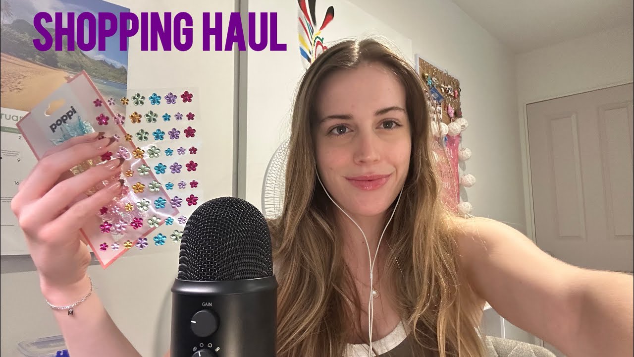 Shopping haul that’s made for ASMR 💎