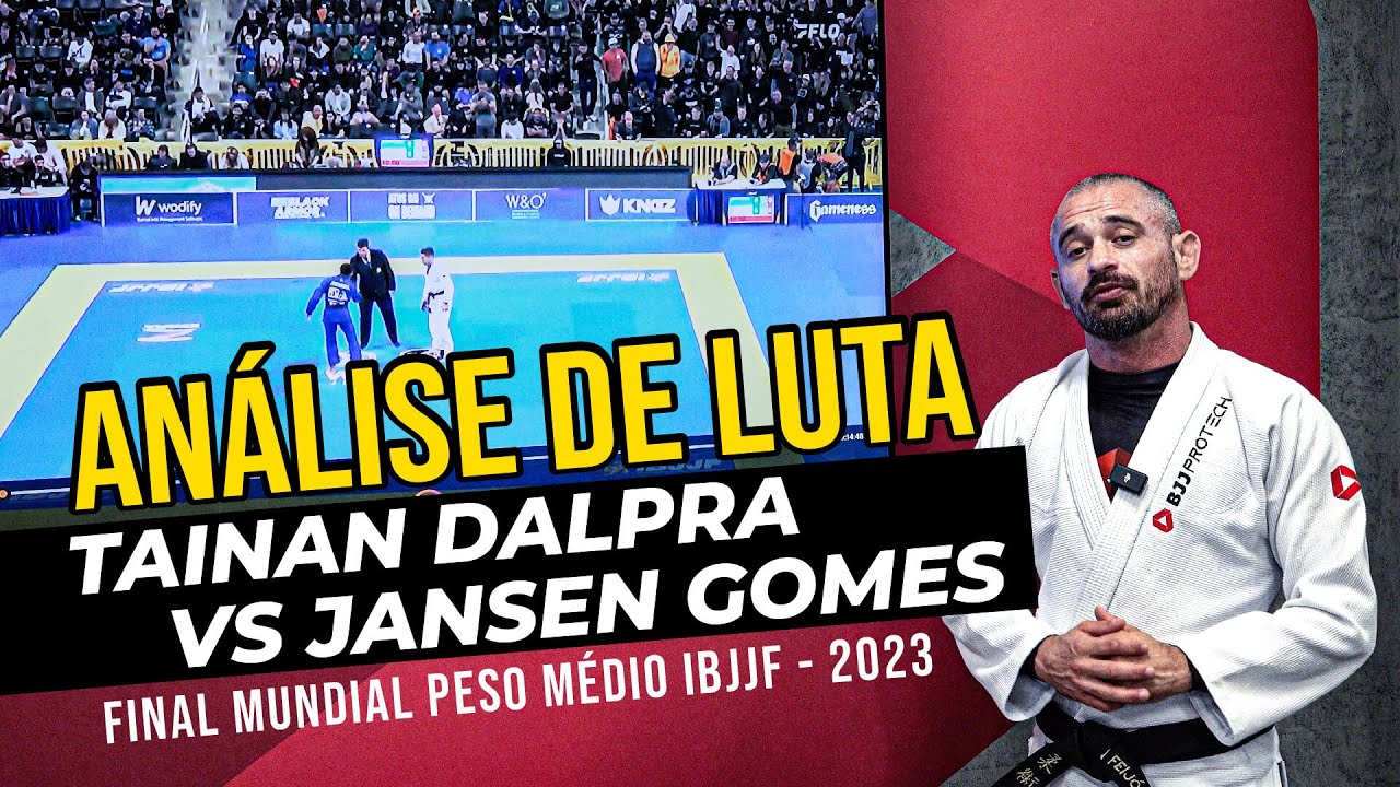 Análise de Luta: Tainan Dalpra vs Jansen Gomes Final mundial IBJJF 2023 Adulto fx preta peso médio!
