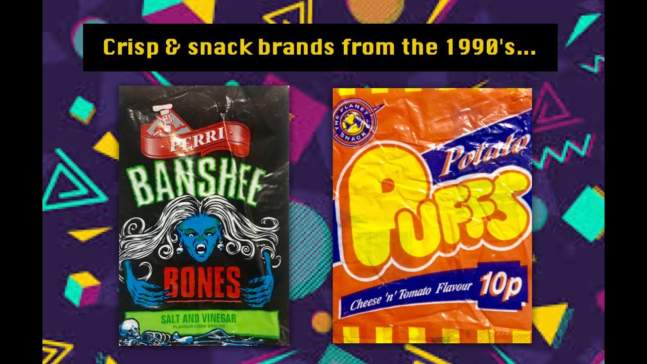 Crisp & snack brands from the 1990's... | Retro
