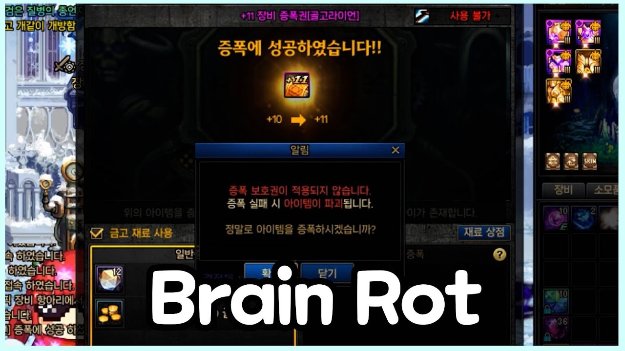 [던파] 그냥 뇌썩음 청년