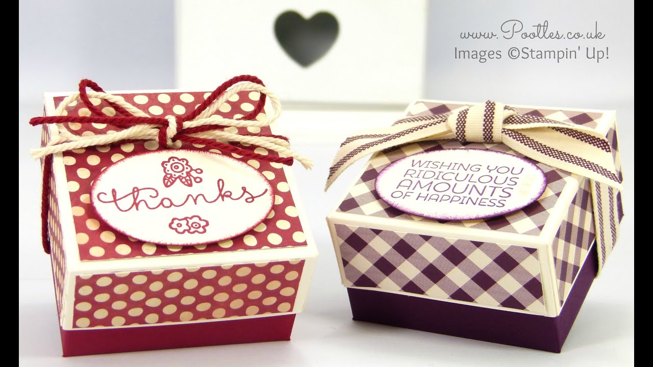 Stampin' Up! Farmer's Market Lidded Box Tutorial