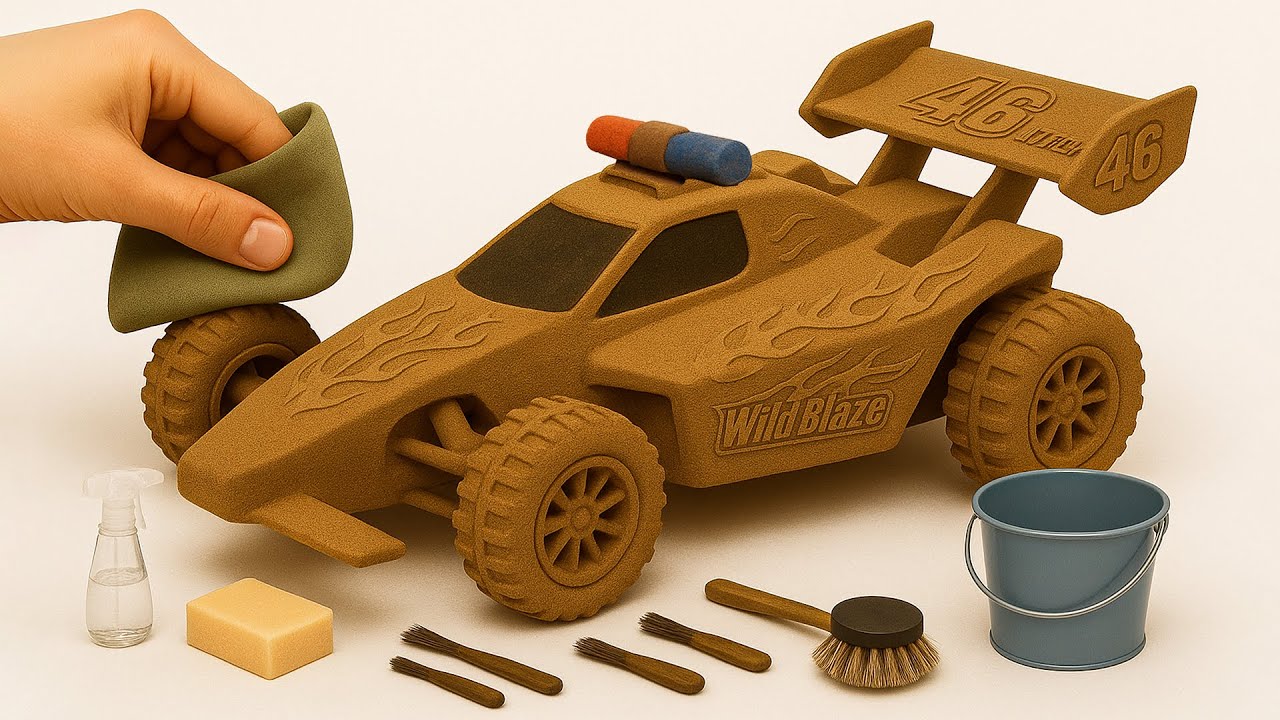 The surreal cleaning process of a 1:24 POLICE CAR After an Extreme Off-Road Adventure 🥵