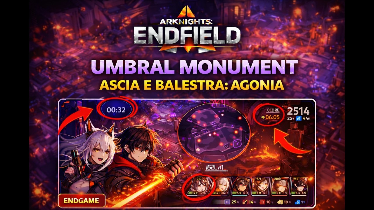 Arknights Endfield ITA – Umbral Monument - Ascia e Balestra lv 90 Agonia (Monumento D'ombra)