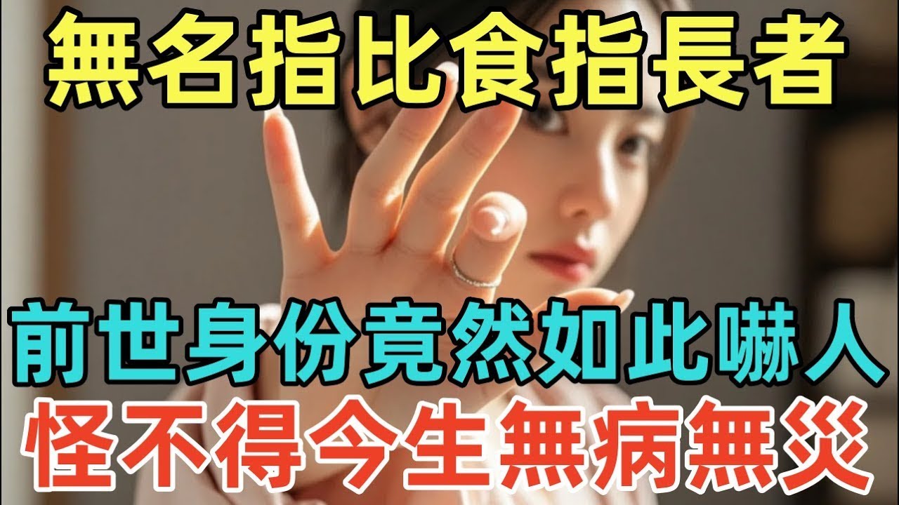 無名指比食指長者，前世身份竟然如此嚇人，怪不得今生無病無災！#佛淨 #佛學 #佛法 #佛教 #修行