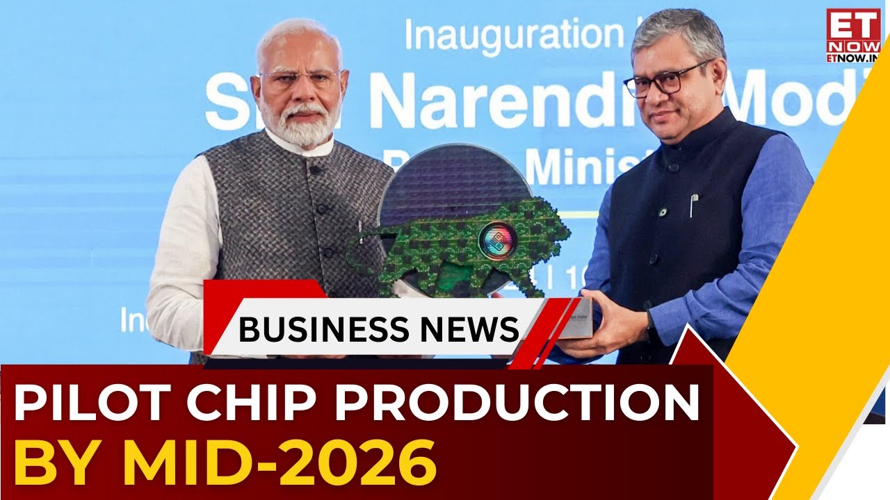 India&rsquo;s Semiconductor Push: 4 Chip Plants to Start Production in 2026 | Ashwini Vaishnaw | ET Now