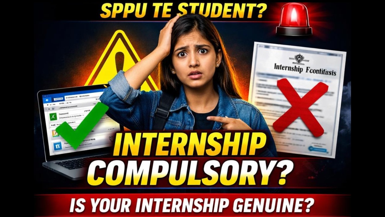 SPPU TE Students 😱 Internship Compulsory? | How to Search GENUINE Internship (LIVE DEMO)
