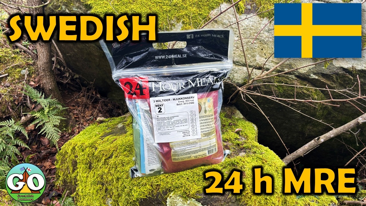 🇸🇪 Меню шведской армии на 24 часа (2025) 2 порции на 24 часа