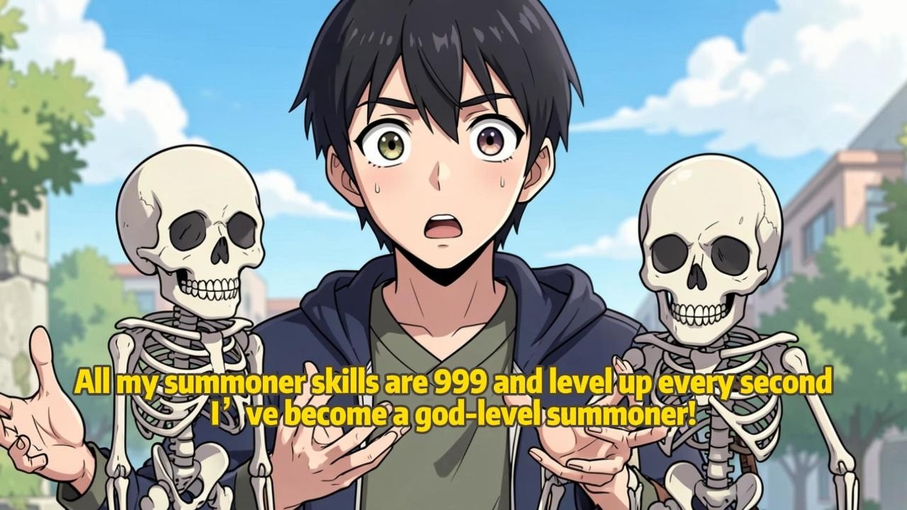 All my summoner skills are 999 and level up every second—I’ve become a god-level summoner!