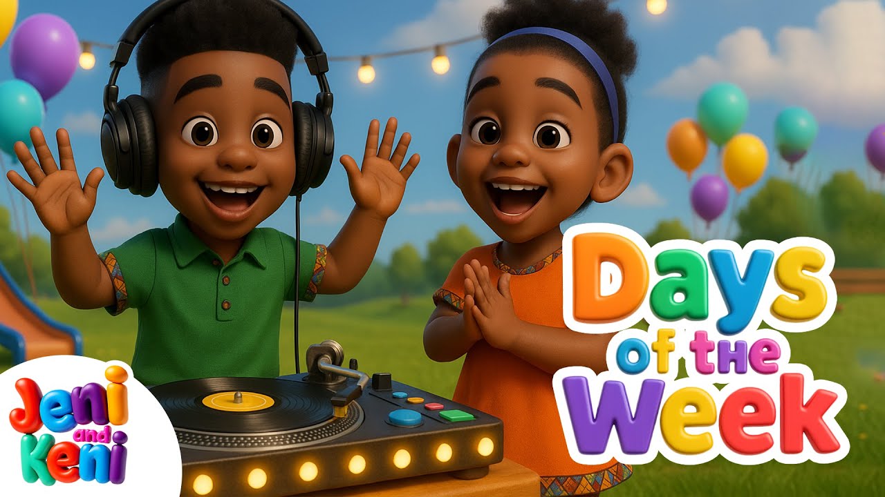 Jeni and Keni Learn the Days of the Week! | Fun Songs & Learning for Kids