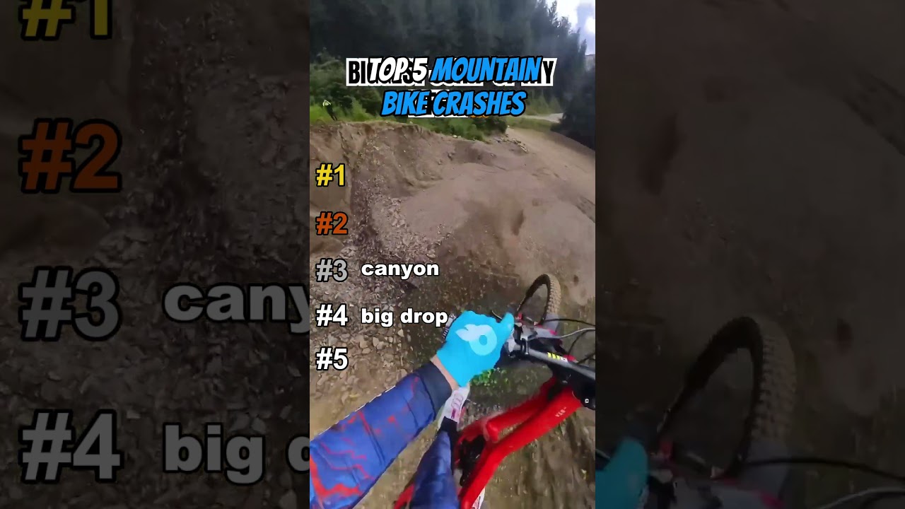 Mountain bike crashes ranked #mtb #crash #sendit #viralvideo