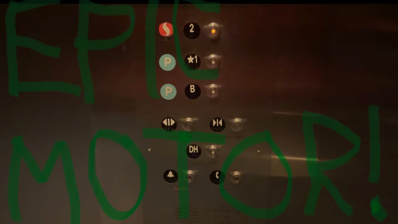 EPIC MOTORS!! Huge Mitsubishi Hydraulic Elevators | 5000 Bradley Blvd Safeway | Bethesda, MD.