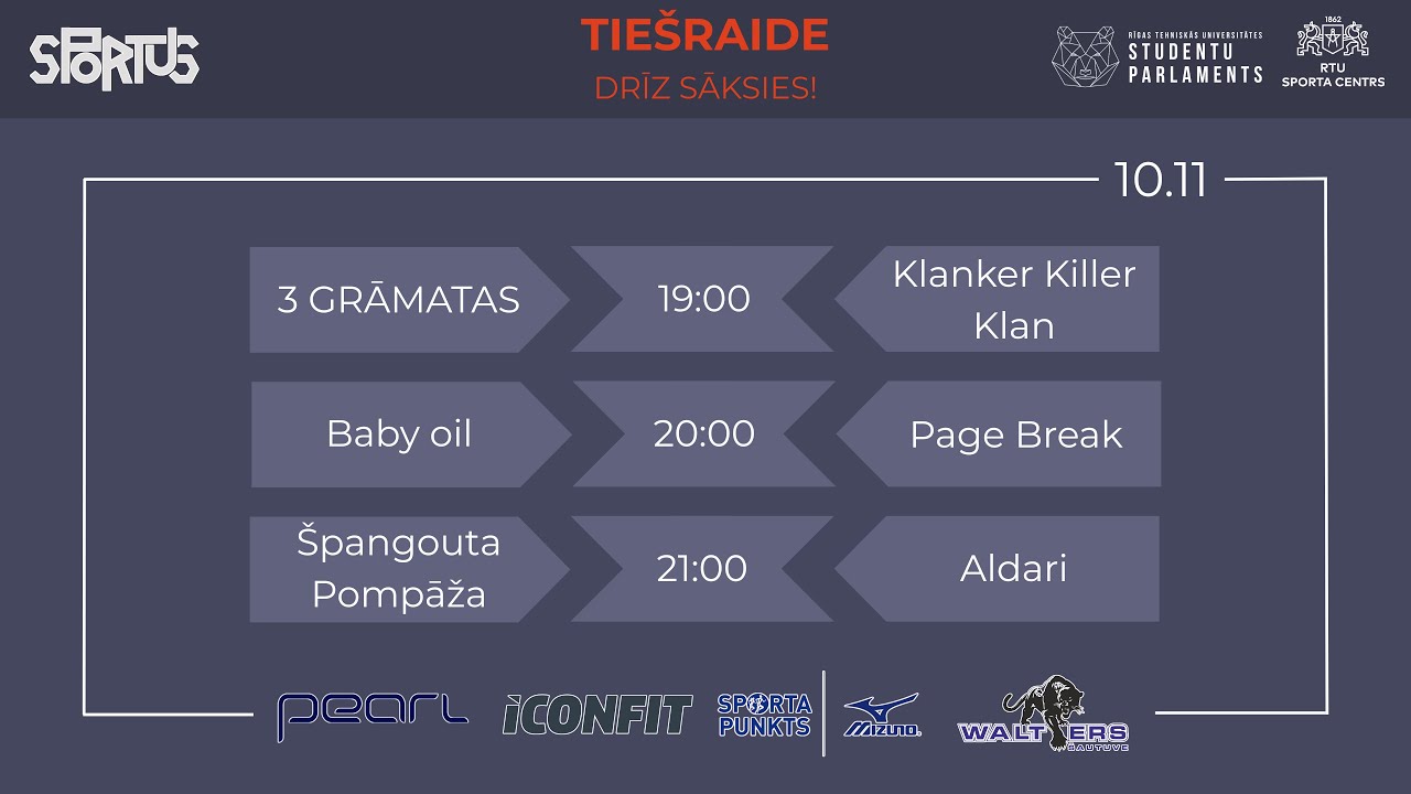 SPORTUS Volejbols (10.11.2025)