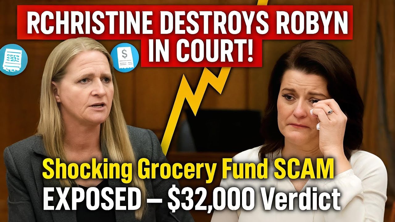 CHRISTINE DESTROYS ROBYN IN COURT!  Shocking Grocery Fund SCAM EXPOSED &ndash; $32,000 Verdict!