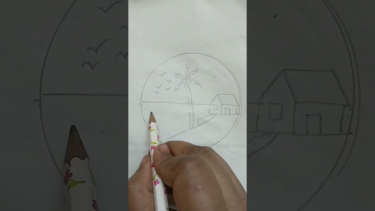Simple senari art#viral#trending #youtubeshorts #bengali #like #subscribe #bristi mom radha