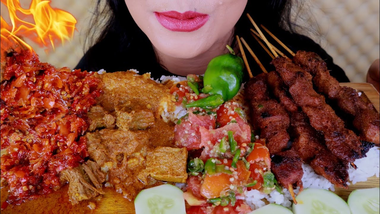 ASMR SATE MARANGGI, GULE DAGING SAPI | ASMR MUKBANG INDONESIA