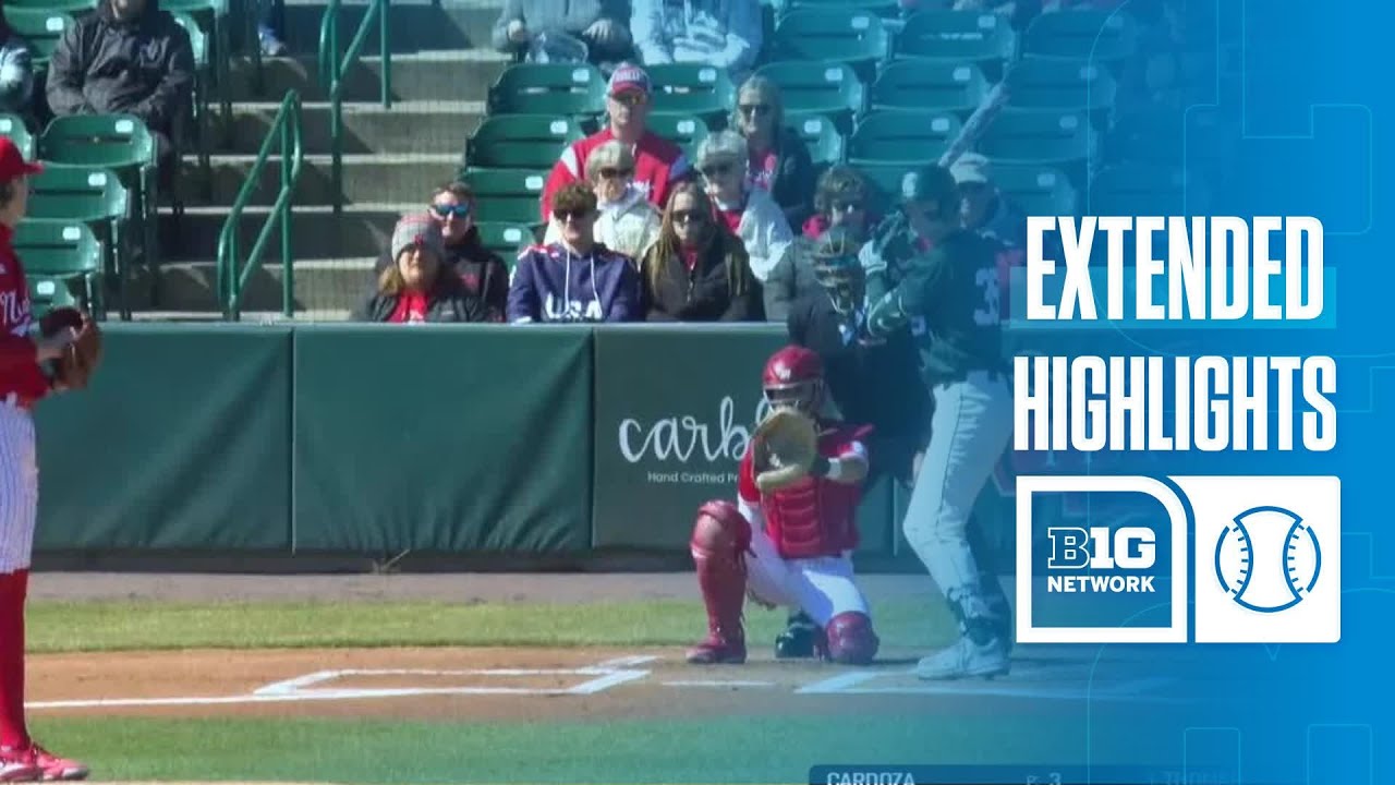 Michigan State at Nebraska | EXTENDED HIGHLIGHTS | Big Ten Baseball | 03/07/202