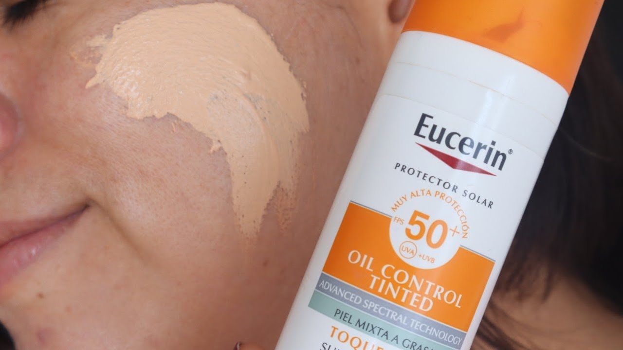 Así es Eucerin Oil Control Con Color Protector Solar - Reseña Tono Claro