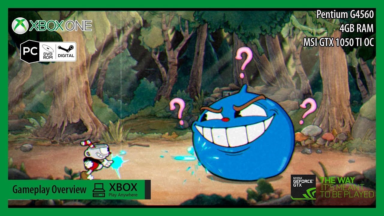 CupHead - Batalha contra Goody Le Grande (PC - MAX - 60FPS)