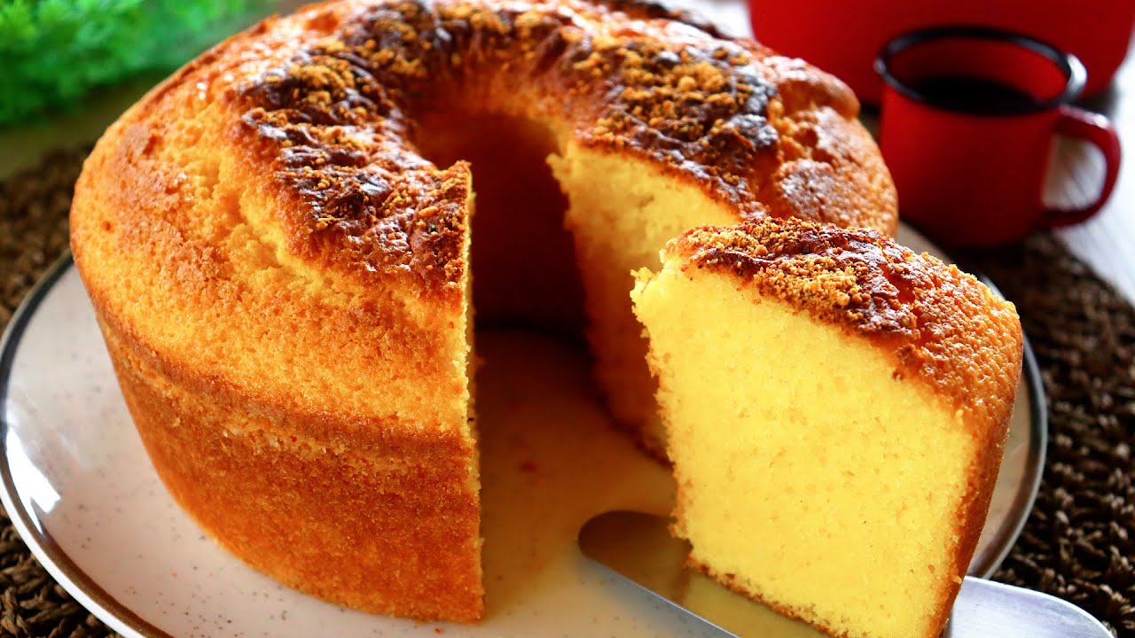 BOLO DE FUBA COM UM SEGREDINHO PARA FICAR UMIDO E FOFINHO