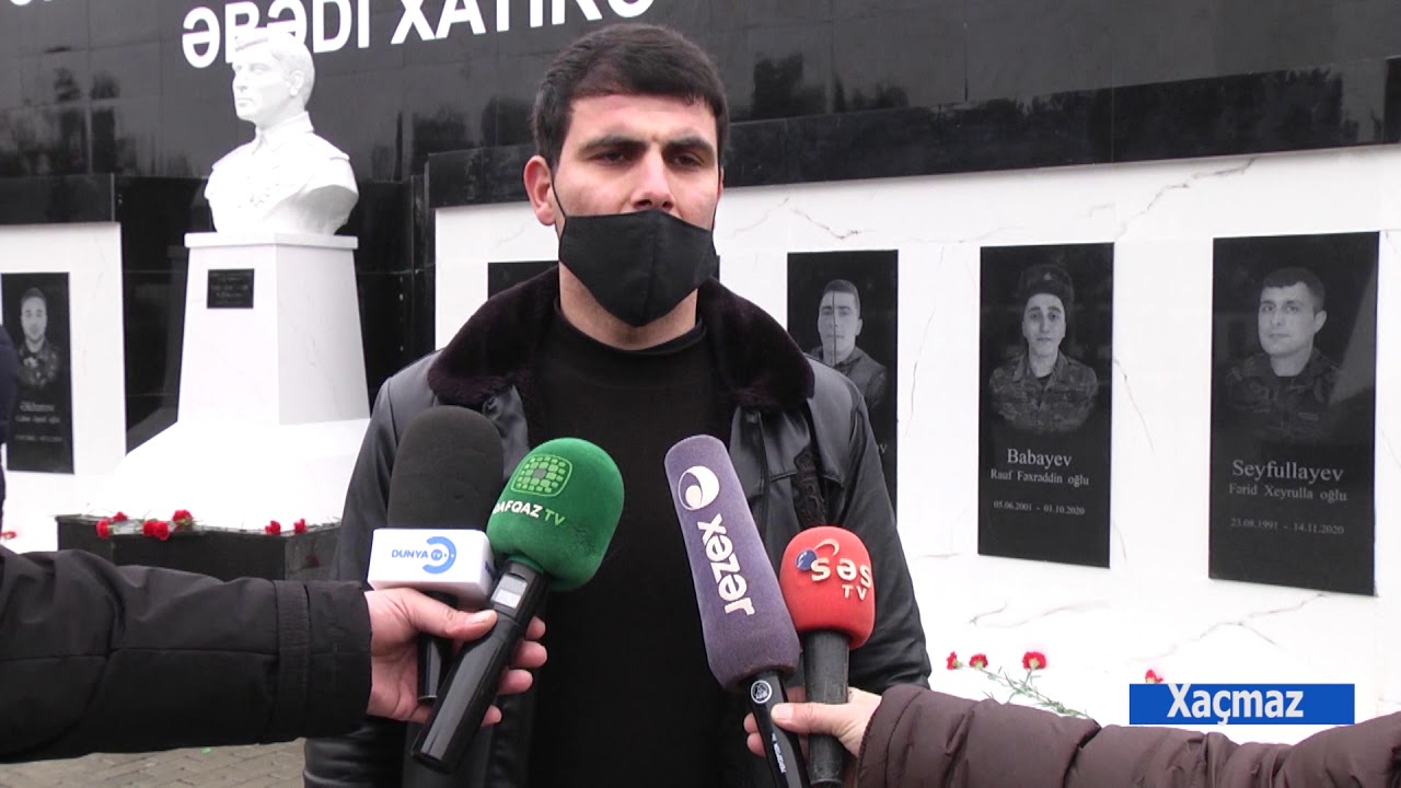19 01 2021 Xaçmaz şəhidlər xiyabanı