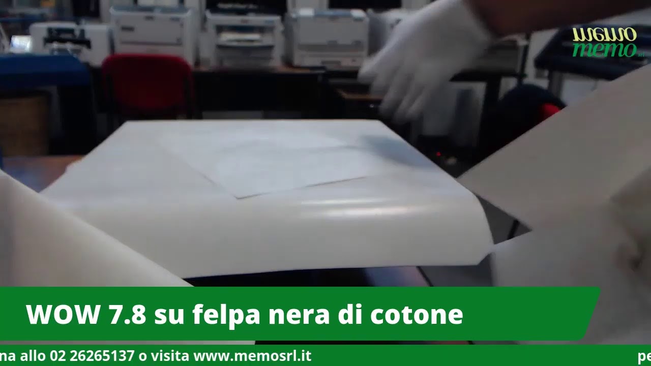Personalizzare felpe scure con Carta transfer autoscontornante WOW 7 8 e stampante CMYW