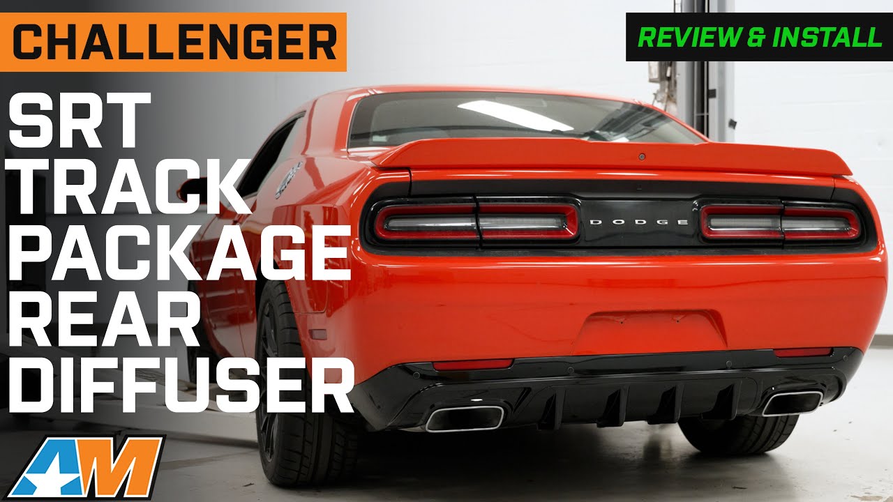 2015-2023 Challenger SRT Track Package Rear Diffuser Review & Install