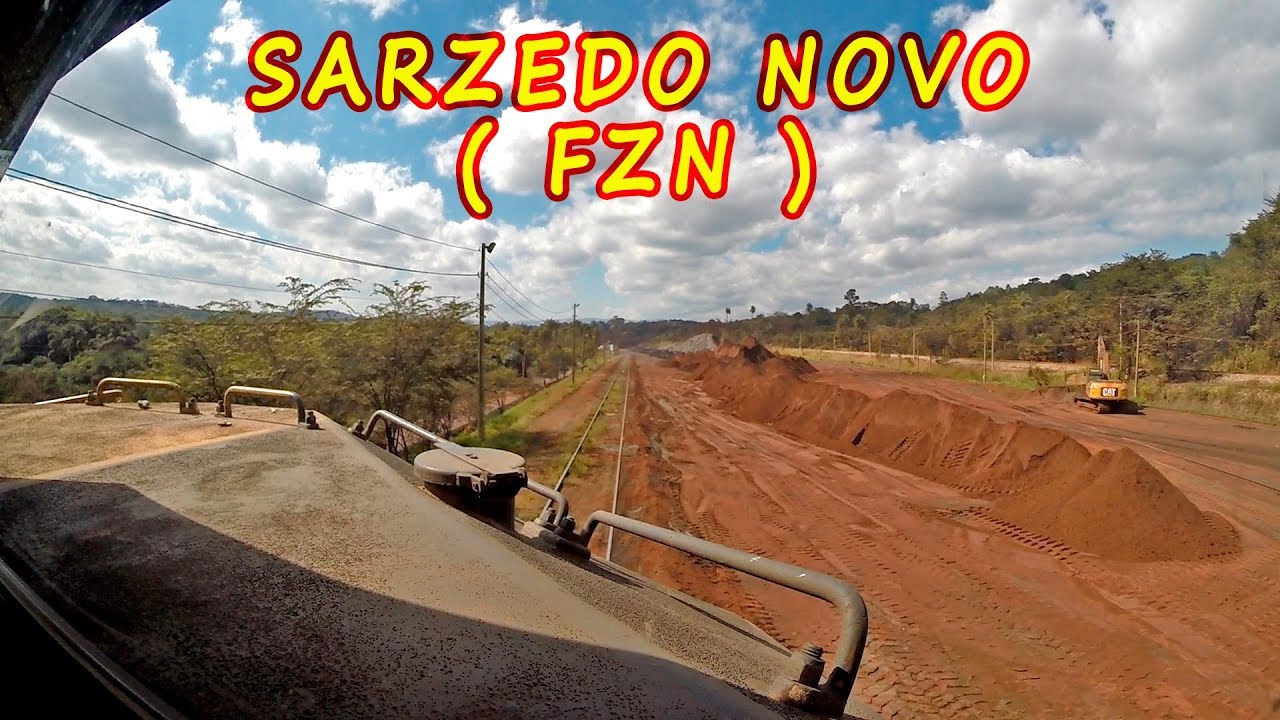 Trem NHE0339 chegando no TCS - Terminal de Cargas de Sarzedo - Pátio de Sarzedo Novo