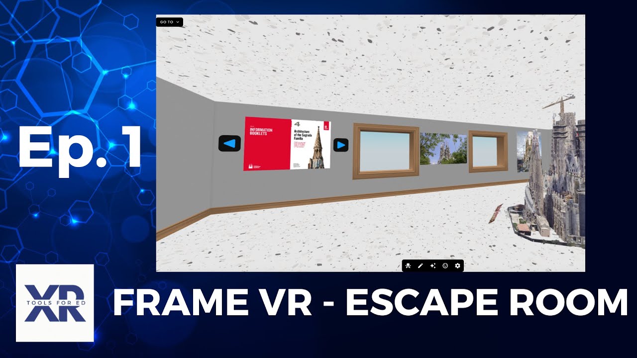 Complete FrameVR Tutorial for Beginners: Design an Escape Room - Part 1