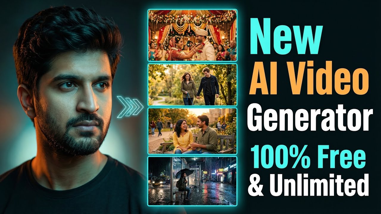 Best Free AI Video Generator (Unlimited Use) |step by step explanation in Telugu 