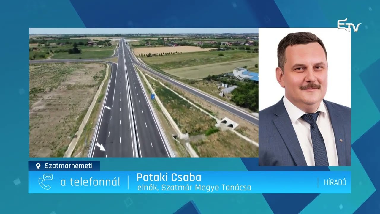 Átadták a szatmárnémeti körgyűrűt – Erdélyi Magyar Televízió