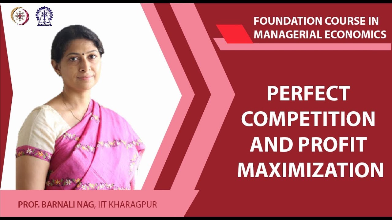 Perfect Competition and Profit Maximization