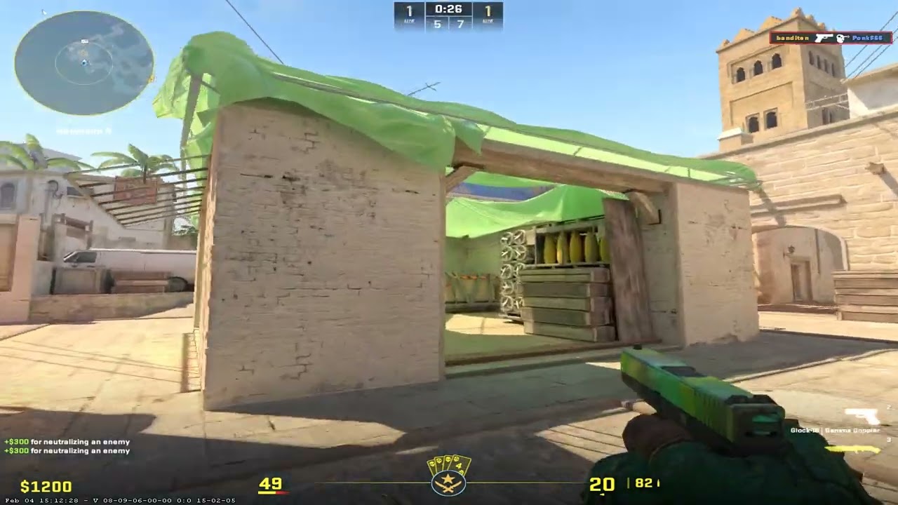 Pistol syra på mirage